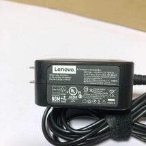 中古LENOVO AC アダプター AD L45WCC /PA-1450-55LL・ 100V-240V-1.5A 20V-2.25A外径約4.0mm*内径約1.7mm 動作品SHA956_画像3