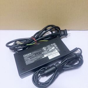 中古良品 Chicony製 A14-150P1A 19.5V7.7A 150W ACアダプター 5.5*2.5mm EPSON、MouseComputer等 ゲーミングノート用ACアダプター動作済み