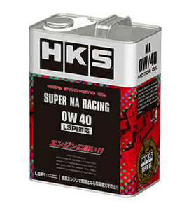 HKS エンジンオイル スーパーNAレーシングオイル 4L 0W40 入数：1缶 52001-AK122