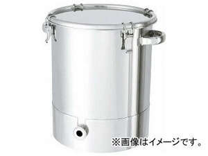 日東 ステンレスタンク片テーパー型クリップ式密閉容器 35L KTT-CTH-36(7516011)