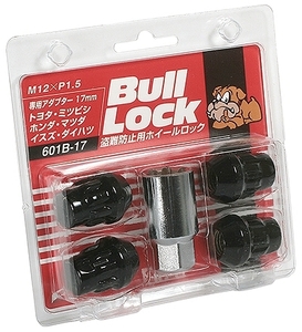 協永産業/KYO-EI ブルロック ロックナット ブラック M12×P1.5 入数：1セット(4個) 601B-17