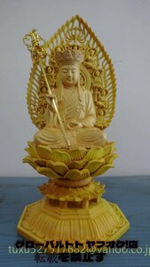 仏教美術 木彫 仏像 地蔵菩薩 細密彫刻　仏教工芸品　木彫仏教　精密彫刻　極上品