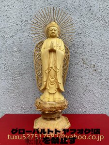 A-20 釈迦如来 釈迦如来立像 極上品仏教工芸品 木彫仏教　精密彫刻 仏師で仕上げ品