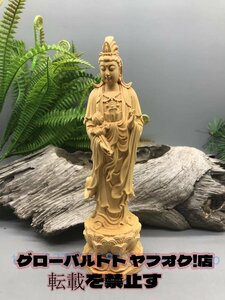 新作 稀少珍品 勢至菩薩 彫刻仏師で仕上げ品 木彫仏像 精密細工 開運風水