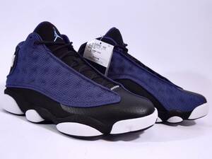 本物/2022年 NIKE AIR JORDAN13 RETRO NAVY/UNIVERSITY BLUE US9.5/27.5cm 新品未使用 max95 og dunk sb sp force1 supreme low