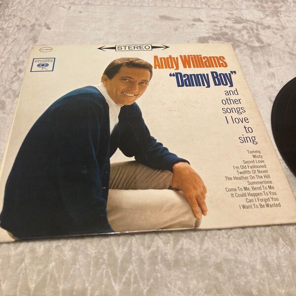 値下げしました!!中古レコード Andy Williams "Danny Boy" 輸入版