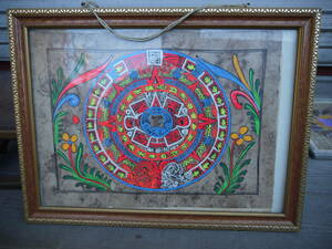 Art hand Auction [TR40107] Acuarela enmarcada de Centro y Sudamérica, hecho en Mexico, 49 cm de ancho x 37 cm de alto, antiguo/vintage, detalles desconocidos, Cuadro, acuarela, Cuadros de animales