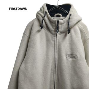 FIRSTDAWN ボアパーカー　白　秋冬　メンズM　b29