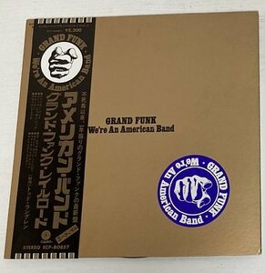 ■ LP 【帯付】グランドファンクレイルロード / アメリカン・バンド ECP 80857