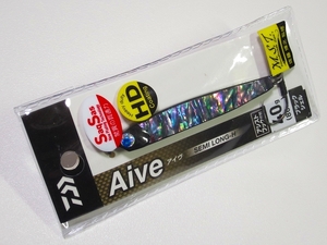 ダイワ　AIVE　セミロング　ブラックシェル　40g　アイヴ　M.S.T　サクラマス　海サクラ　ウミサクラ　海アメ