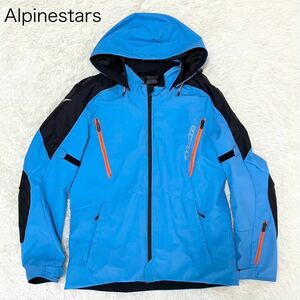 アルパインスターズ【希少 2XL 美品】バジャージャケット プロテクタージャケット Alpinestars BADGER JACKET フード 大きいサイズ