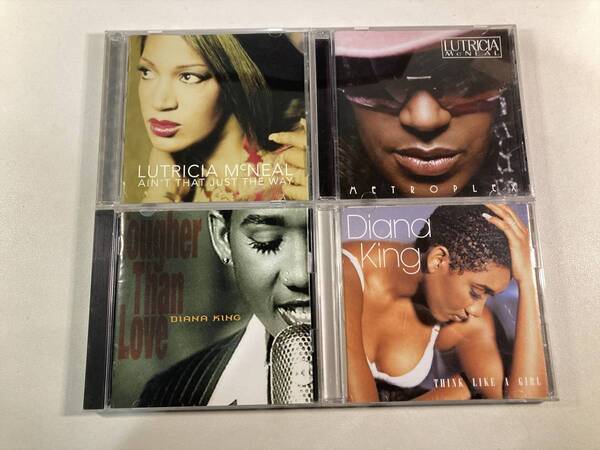 W8124 ダイアナ・キング ルトリシア・マクニール 国内盤 4枚セット|Diana King Lutricia McNeal Tougher Than Love Think Like a Girl
