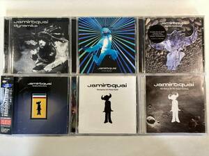 W8132 ジャミロクワイ 6枚セット｜Jamiroquai Dynamite A Funk Odyssey Synkronized Emergency on Planet Earth