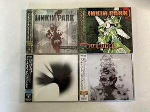 W8174 リンキン・パーク 国内盤 帯付き 4枚セット｜Linkin Park Hybrid Theory A Thousand Suns Living Things Reanimation