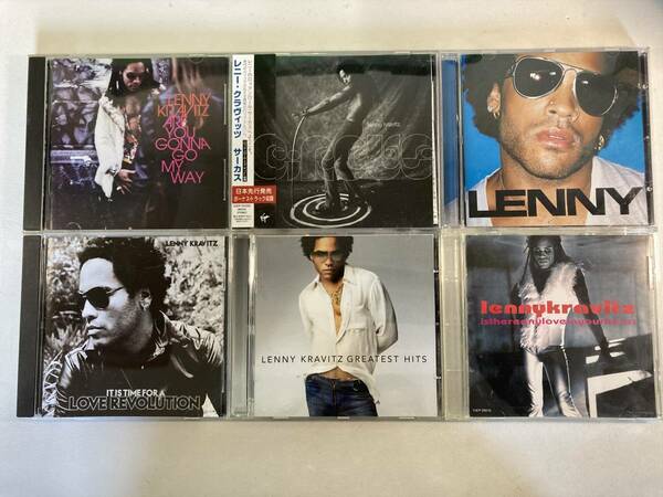 W8176 レニー・クラヴィッツ 6枚セット｜Lenny Kravitz Are You Gonna Go My Way Circus It Is Time For A Love Revolution