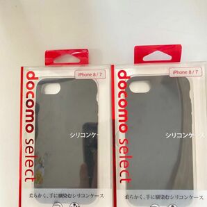 【新品】docomo select iPhone8/7ケース　2個セット