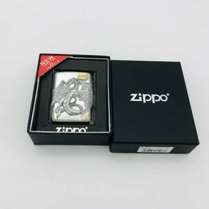 ZIPPO 未使用品 シルバー ワイバーン ドラゴンメタル 2006年製