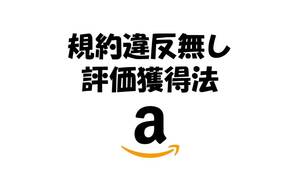 Amazonの評価/レビュー/フィードバックを規約に違反せず”超高確率”で獲得/入手/募集する方法教えます！アマゾンセラー様は必見♪