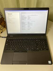 (良い製品)モバイルワークステーション Dell Precision 3541 Cpu Core i5-9400H/ メモリ 8GB/ SSD M.2 NVME 256GB.