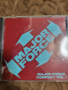 CD「MAJOR FORCE COMPACT VOL.1」タイニーパンクス/TINY PANX/KUDO/MILO/TYCOON TOSH/藤原ヒロシ/メジャーフォース