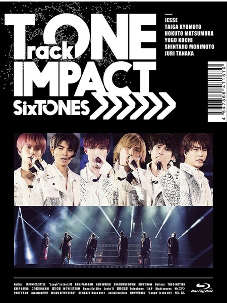 【新品未開封】SixTONES TrackONE -IMPACT- 初回盤 Blu-ray ２枚組 送料無料