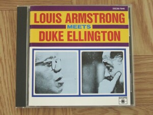 【CD】ルイ・アームストロングとデューク・エリントン　LOUIS ARMSTRONG MEETS DUKE ELLINGTON 旧規格国内盤 33C38-7946