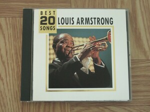 【CD】ルイ・アームストロング LOUIS ARMSTRONG / ベスト 20 ソングス　国内盤 35XD-507