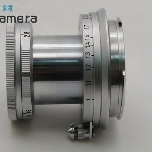 Leitz Ernst Leitz GmbH Wetzlar Elmar 5cm F2.8 Mマウント Leitz UVaフィルター付 ライツ エルマー 2024年1月清掃の画像5