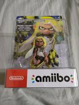 新品未開封●純正 Switch amiibo インクリング イエロー (黄色 イカガール) Splatoon Inkling Yellow アミーボ スプラトゥーン3◆送料無料_画像1