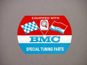 BMC SPECIAL TUNING PARTS ステッカ－内貼タイプ9.5cm×6.7cm