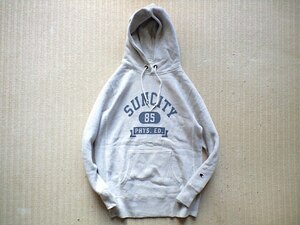 即決 復刻 青タグ Mサイズ フリークスストア別注 Champion REVERSE WEAVE プルオーバー パーカー グレー SUN CITY 染み込み カプセル