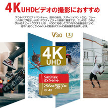 新品未使用 マイクロSDカード 256GB サンディスク 190mb/s Extreme 高速 送料無料 sandisk microSDカード ニンテンドースイッチ 即決_画像5