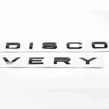 即納♪送料込み♪レンジローバー DISCOVERY エンブレム ボンネット＆リア EVOQUE スポーツ イヴォーク エンブレム 社外 艶ありブラック_画像3