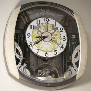 完動品 美品 ディズニータイム Disney Time FW563A SEIKO セイコー からくり時計 メロディ オルゴール 掛け時計 電波時計 