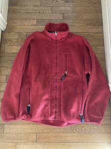 patagonia 90s USA製 シンチラ フリース カーディガン RED Mサイズ パタゴニア 雪なしタグ アメリカ製