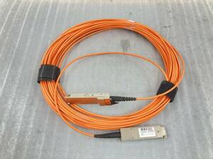 ★WAVESPLITTER 16m 100Gb/s QSFP28 WS-Q28-AOCLC162 Cable AOC 100G★ 動作品