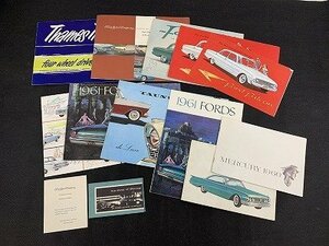 ◇Y-703/旧車カタログ フォード リーフレット等 計12点/外車カタログ/FORD/Falcon/マーキュリー/1円～/