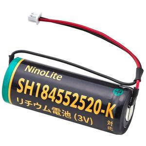 単品 SH184552520-K (SH184552520) CR17450E-N (3V) 大容量リチウム電池 互換電池 住宅火災警報器 交換用 SHJ9025455 等対応