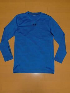 UNDER ARMOUR★アンダーアーマーUSEDストレッチシャツ★XL寸