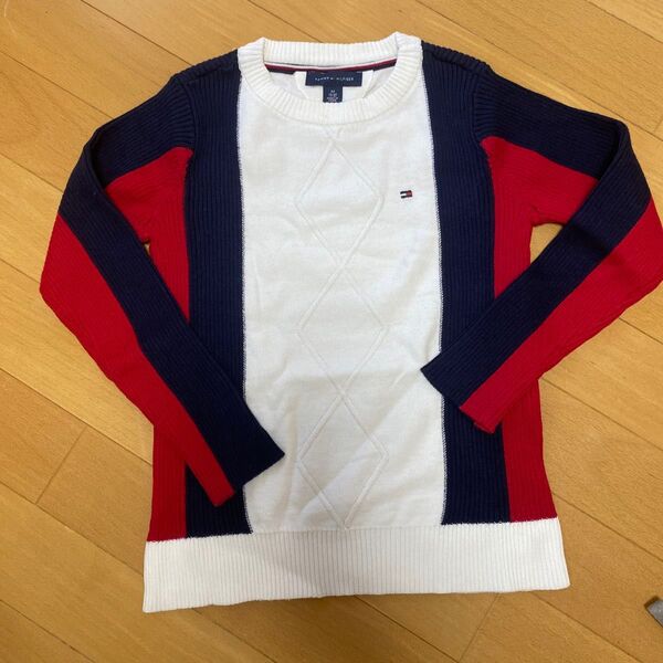 新品 未使用 TOMMY HILFIGER セーター ニット 120cm トップス 長袖 ニットセーター