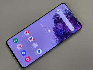 au SAMSUNG Galaxy S20 5G SCG01 クラウドホワイト SIMロック解除済 ジャンク