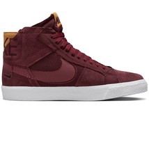 ☆ NIKE SB ZOOM BLAZER MID PRM 濃赤紫/黄土 26.0cm ナイキ エスビー ズーム ブレザー ミッド プレミアム DV7898-600_画像2