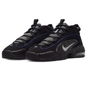 *NIKE AIR MAX PENNY black / black / silver / blue 30.0cm Nike air max pe knee pe knee is -da way DN2487-002