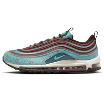 ☆NIKE AIR MAX 97 PRM 青緑/赤茶 30.0cm ナイキ エア マックス 97 プレミアム エッチング加工 DV7422-200_画像3