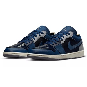 ☆NIKE AIR JORDAN 1 LOW SE CRAFT 濃青/濃紺/灰 29.0cm ナイキ エア ジョーダン 1 ロウ シーズナル エディション クラフト DR8867-400