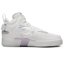 ☆NIKE AIR FORCE 1 MID REACT 淡白/薄灰/青/薄紫 25.0cm ナイキ エアフォース 1 ミッド リアクト DQ1872-101_画像2