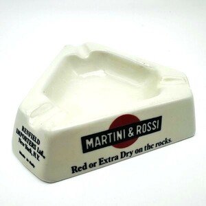 M393*vintage*1950's*Martini & Rossi*灰皿*マルティーニ*ワイン*インテリア*店舗*ポタリー*磁器*コレクション*アンティーク*アシュトレイ