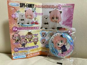 100スタ！！SPY×FAMILY アーニャいっぱい！あそーと2 C賞 缶バッジ　アーニャ.フォージャー　A