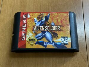 Genesis Alien Soldier [海外版 エイリアンソルジャー] 箱説なし カセットのみ 検 : ジェネシス メガドライブ MD 北米版