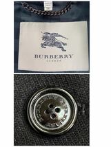 【奇跡の54サイズ!!】BURBERRY LONDON バーバリー ロンドン チェスターコート メルトン ヘリンボーン PRORSUM プローサム XL LL相当_画像9